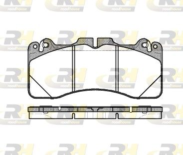 Brake Pad Set, disc brake Lexus LS (UVF4_, USF4_) 06-