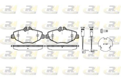Brake Pad Set, disc brake MERCEDES-BENZ - 003 420 6520