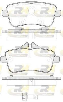 Brake Pad Set, disc brake MERCEDES-BENZ - 006 420 68 20