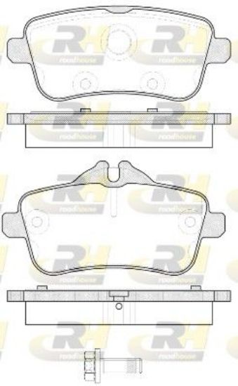 Brake Pad Set, disc brake MERCEDES-BENZ - 006 420 68 20