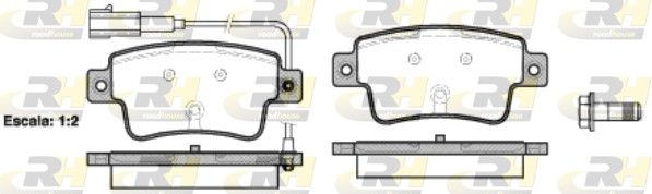 Brake Pad Set, disc brake Fiat Grande Punto 08- tagum.