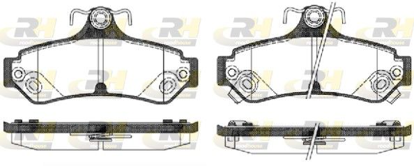 Brake Pad Set, disc brake Toyota Camry 11- tagum.