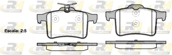 Brake Pad Set, disc brake Jaguar C2D3792