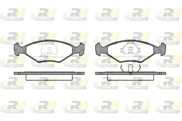 Brake Pad Set, disc brake Fiat UNO 93-98 esim.