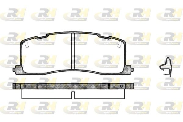 Brake Pad Set, disc brake Toyota Previa 90-00 tagum.