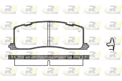 Brake Pad Set, disc brake Toyota Previa 90-00 tagum.