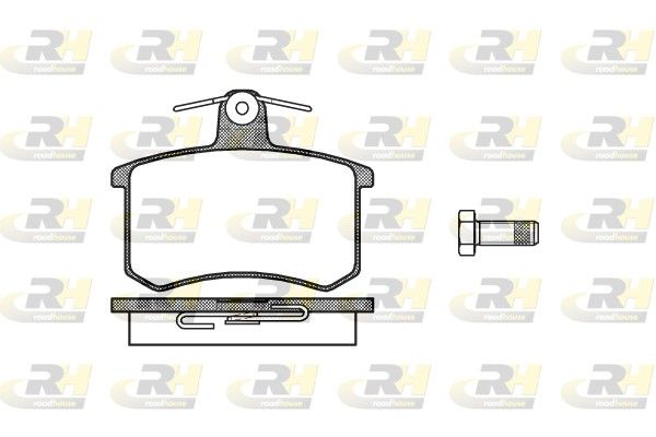 Brake Pad Set, disc brake Alfa Romeo 164 87-98 tagum.