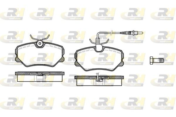 Brake Pad Set, disc brake Peugeot 405 88-92 esim.