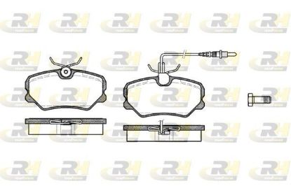 Brake Pad Set, disc brake Peugeot 405 88-92 esim.