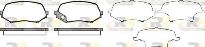 Brake Pad Set, disc brake Mitsubishi MK528944 Brake Pad Set, disc brake Mitsubishi MK528944