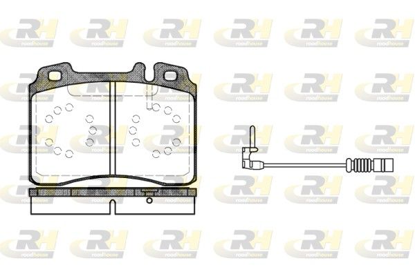 Brake Pad Set, disc brake MB SL,CLK 97-02 esim.