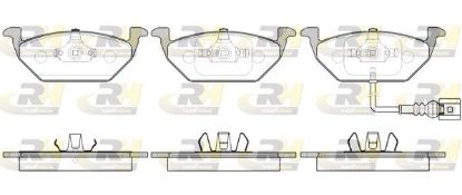 Brake Pad Set, disc brake VAG - 1J0 698 151G