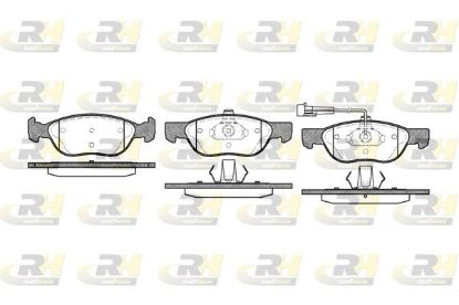 Brake Pad Set, disc brake Fiat MAREA 96-01 esim.