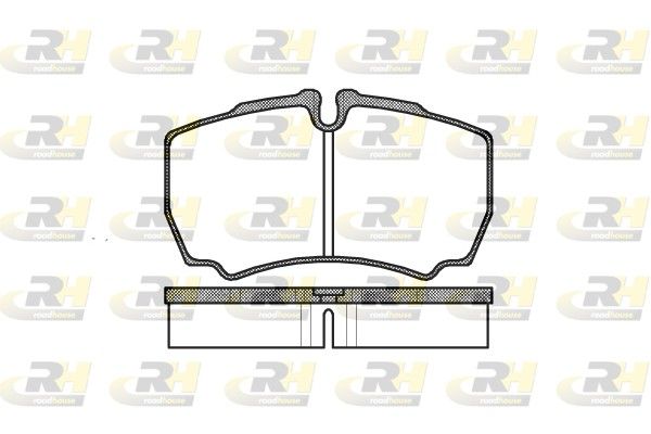 Brake Pad Set, disc brake IVECO - 42470841