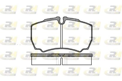 Brake Pad Set, disc brake IVECO - 42470841