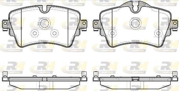 Brake Pad Set, disc brake BMW - 34 10 6 874 034