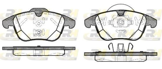 Brake Pad Set, disc brake FORD - 1 916 756