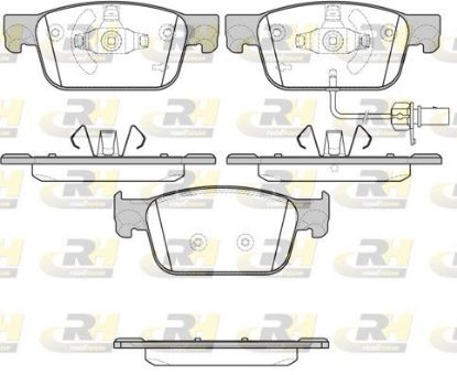 Brake Pad Set, disc brake VAG - 8W0 698 151AF
