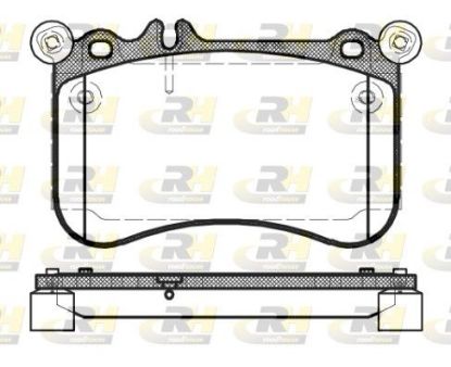Brake Pad Set, disc brake MB CLS (C218) 500