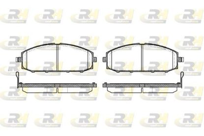 Brake Pad Set, disc brake Nissan Patrol GR II 97-00 esi