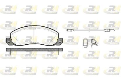 Brake Pad Set, disc brake Renault TRAFIC 81-01 esim.