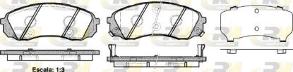 Brake Pad Set, disc brake KIA - 58101-4DE00