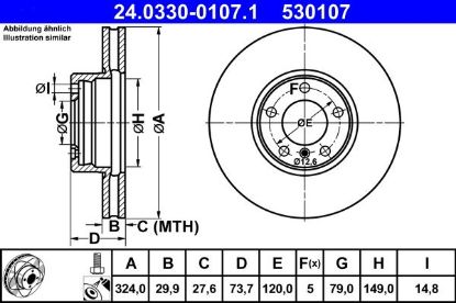 Brake Disc BMW - 34 11 1 165 859