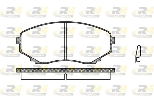 Brake Pad Set, disc brake Mazda MPV I;II 96-00 esim.