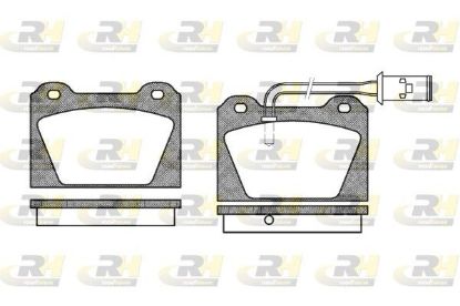 Brake Pad Set, disc brake METRO 81-90 esim. Brake Pad Set, disc brake METRO 81-90 esim.