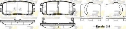 Brake Pad Set, disc brake GENERAL MOTORS - 95599731