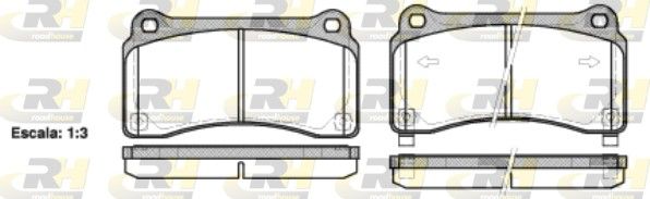 Brake Pad Set, disc brake Nissan GT-R 09- tagum.