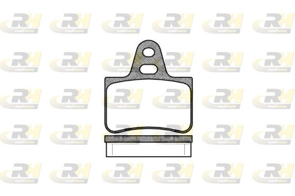 Brake Pad Set, disc brake Citroen AXEL 1.1;1.3 84-91 t