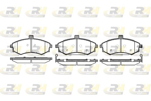 Brake Pad Set, disc brake Hyundai MATRIX 01- esim.