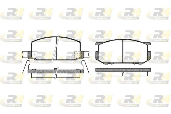 Brake Pad Set, disc brake Subaru BRAT 82-84 esim.