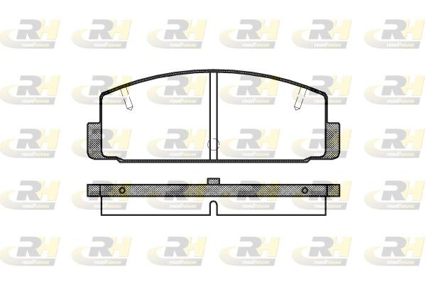Brake Pad Set, disc brake Mazda 626 91-97,RX 7 tagum.