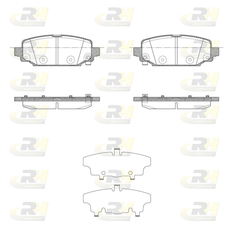 Brake Pad Set, disc brake JEEP WRANGLER IV (JL) (2017) 68385238AA
