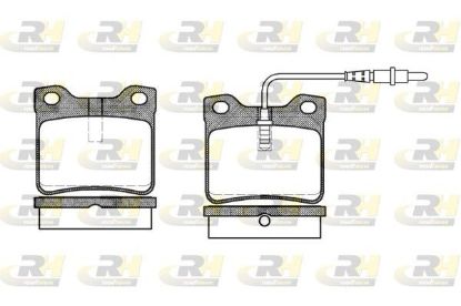 Brake Pad Set, disc brake Peugeot 406,605 90- tagum.