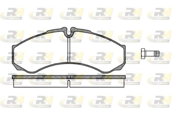Brake Pad Set, disc brake IVECO DAILY 29/35 99- esim.