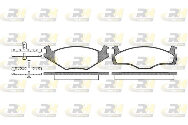 Brake Pad Set, disc brake VW POLO 1,3,GOLF II 83-91 esi
