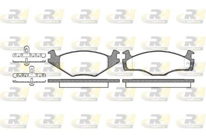 Brake Pad Set, disc brake VW POLO 1,3,GOLF II 83-91 esi