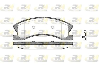 Brake Pad Set, disc brake CHRYSLER - 05093183AA