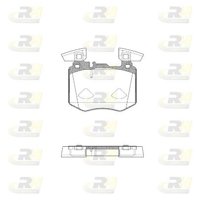 Brake Pad Set, disc brake MERCEDES-BENZ - 000 420 79 02