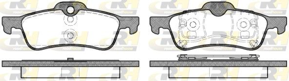 Brake Pad Set, disc brake MINI - 34 21 6 762 871
