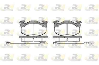 Brake Pad Set, disc brake Citroen BX,Peugeot 205 84-87