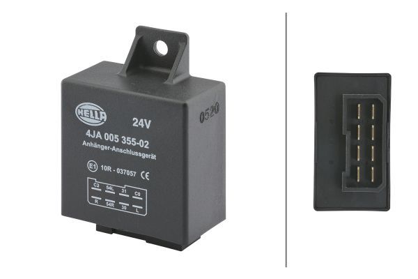 Time-delay Relay, trailer hitch -