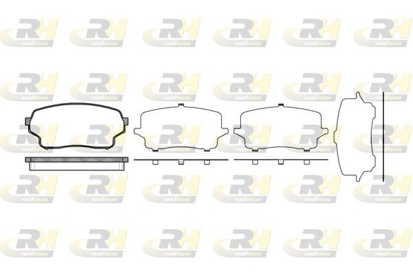 Brake Pad Set, disc brake Suzuki Grand Vitara 05- esim.