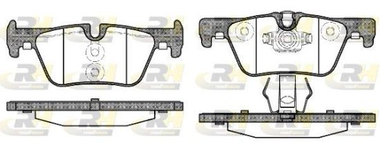 Brake Pad Set, disc brake BMW - 34 21 6 850 569