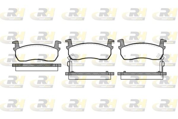 Brake Pad Set, disc brake Nissan MICRA 82-92 esim.