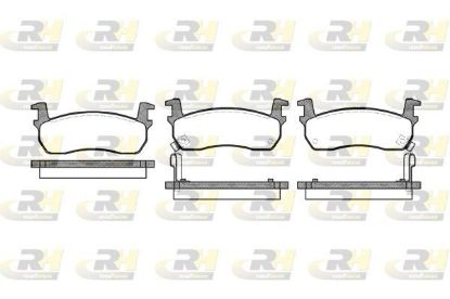 Brake Pad Set, disc brake Nissan MICRA 82-92 esim. Brake Pad Set, disc brake Nissan MICRA 82-92 esim.