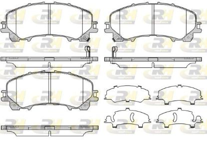 Brake Pad Set, disc brake NISSAN - D1060-4CC0A
